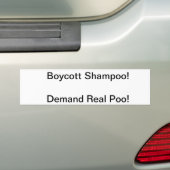 Shampoo Bumpersticker (Op auto)