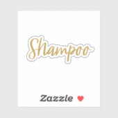 Shampoo Opslag Sticker (Vel)