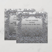 Shampton Elegant Party Uitnodiging (Voorkant / Achterkant)