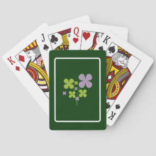 Shamrock-afspeelkaarten Pokerkaarten
