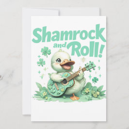 Shamrock and Roll, het feest van St. Patrick’s Day Kaart