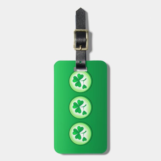 Shamrock Bagagelabel (Voorkant verticaal)