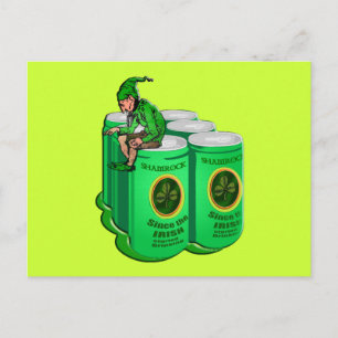Shamrock Beer sinds de Ieren Drink Briefkaart