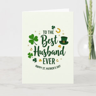 Shamrock Beste Echtgenoot Ooit Kaart