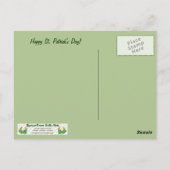 Shamrock Bouquet Briefkaart (Achterkant)
