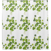 Shamrock bouquet, st patrick's day douchegordijn (Voorkant)