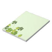 Shamrock bouquet, st patrick's day notitieblok (Gedraaid)