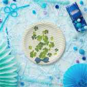 Shamrock bouquet, st patrick's day papieren bordje (Feest)