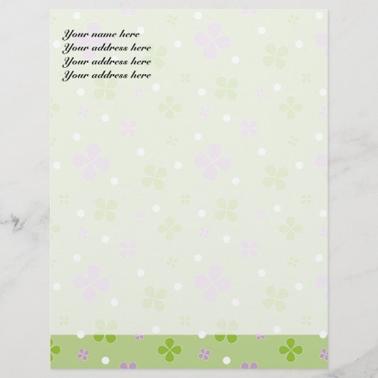 Shamrock Briefhoofd (Voorkant)