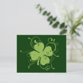 Shamrock Briefkaart (Staand voorkant)