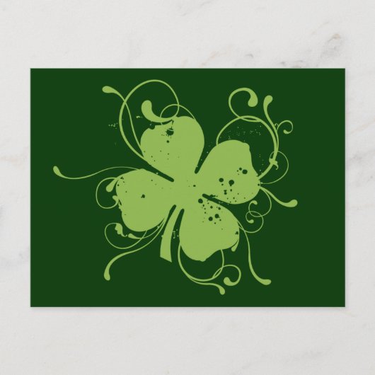Shamrock Briefkaart (Voorkant)