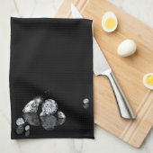 Shamrock brillant de diamant - serviette de (Quart Plié)