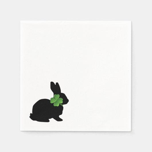 Shamrock Bunny Servet (Voorkant)