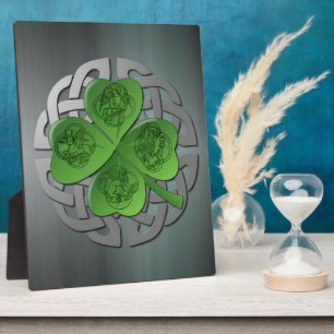 Shamrock - Celtic Knot - 4 Evangelists Poster Fotoplaat