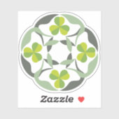 Shamrock Celtic Knot Geïnspireerd St. Patrick's Da Sticker (Vel)