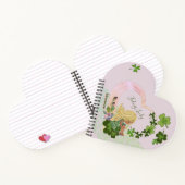 Shamrock chanceux Carnet rose fille (Intérieur)