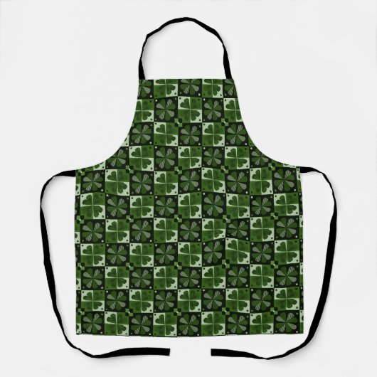 Shamrock Checkerboard Patroon Schort (Voorkant)