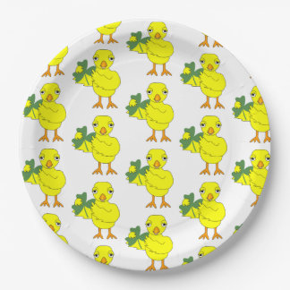 Shamrock Chick Pattern Sokken Papieren Bordje