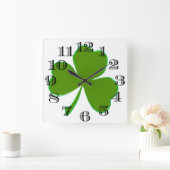 Shamrock Clock Vierkante Klok (Huis)