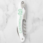 Shamrock Clover Custom Kurkentrekker (Achterkant)