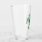 Shamrock Clover Green St. Patrick's Day Glas (Rechts)
