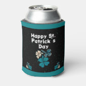 Shamrock Clover Irish Happy St. Patrick's Day Blikjeskoeler (Blikje Achterkant)