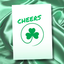 Shamrock Clover Irish Ireland Cheers All Purpose Kaart
