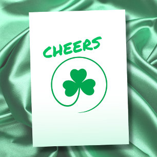 Shamrock Clover Irish Ireland Cheers All Purpose Kaart