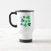 Shamrock Clover Leaf Ireland Modern Elegant Reisbeker (Links)