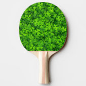 Shamrock Clovers Add Name Tafeltennisbatje (Achterkant)