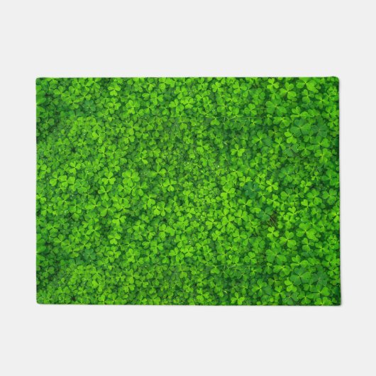 Shamrock Clovers Green Deurmat (Voorkant)