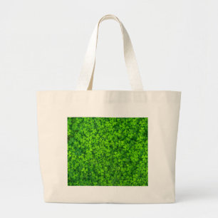 Shamrock Clovers Green Irish Symbol Ierland Grote Tote Bag