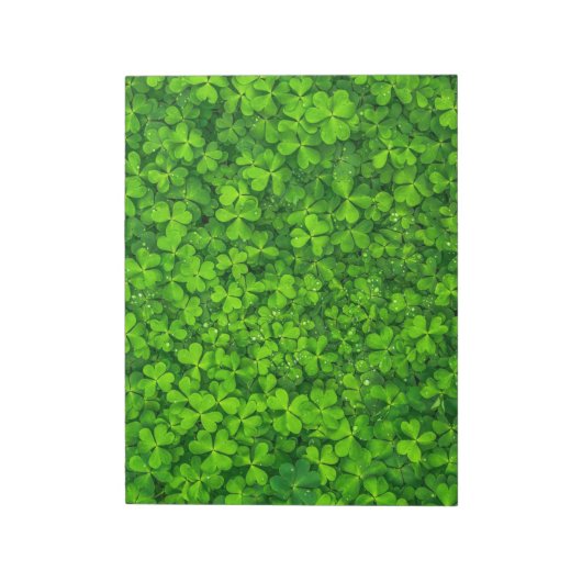 Shamrock Clovers Green Irish Symbol Ierland Notitieblok (Gedraaid)