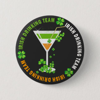 Shamrock Cocktail Button