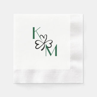 Shamrock Cocktail Napkin Servet