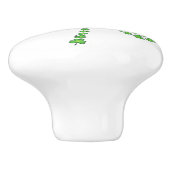 Shamrock Collage Keramische Knop (Zijkant)