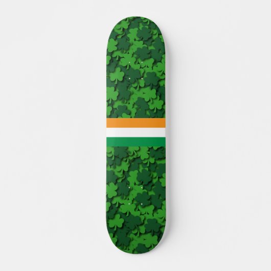 Shamrock Confetti Skateboard (Voorkant)