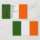 Shamrock Cross Knot Visitekaartjes (Voorkant / Achterkant)
