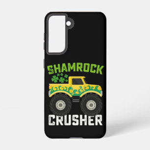 Shamrock Crusher Monster Truck St Patrick's Day Samsung Galaxy Hoesje