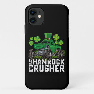 Shamrock Crusher St. Patrick's Dag Monstertruck iPhone 11 Hoesje