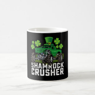 Shamrock Crusher St Patricks Day Monster Truck Koffiemok
