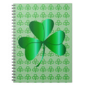 Shamrock de carnet de notes à spirale (Devant)