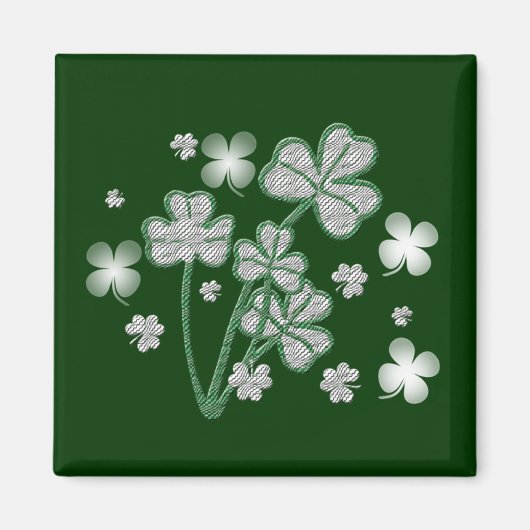 Shamrock de jour Pattys magnets (Devant)