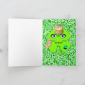 Shamrock de la carte de voeux de la Saint Patrick (Intérieur)