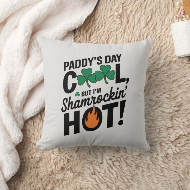 "Shamrock de la fête de la Saint-Patrick Coussin - (Couverture)
