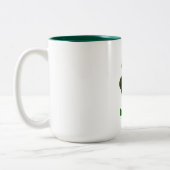 Shamrock de l'Irlande - tasse de café (grande) (Gauche)