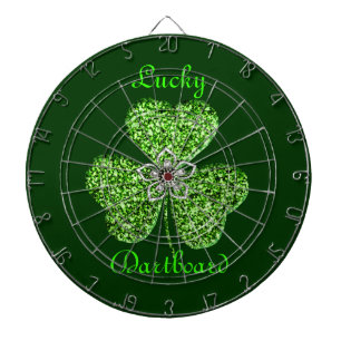 Shamrock de parties scintillantes et Cible de