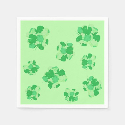 Shamrock de serviettes en papier Shamrock (Devant)