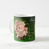 Shamrock de St. Patrick +Photo Mug (Devant gauche)