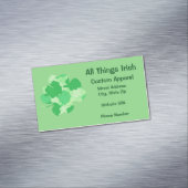 Shamrock des Magnets Carte de visite Shamrock (In Situ)